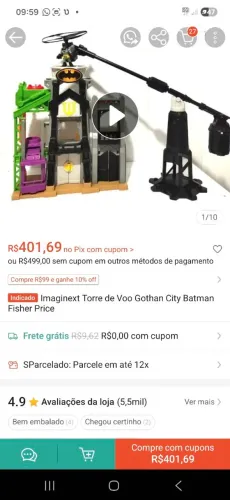 Torre imaginext batman