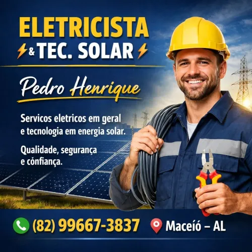 Tec.solar e Eletricista residencial