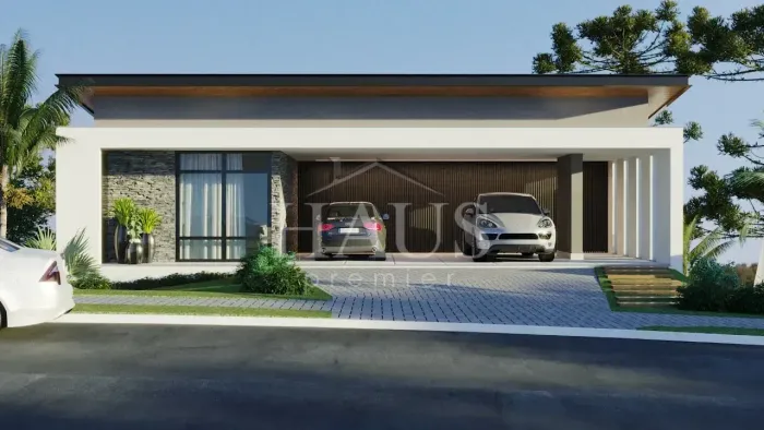 Casa com projeto em construção no Condomínio Alphaville em Juiz de Fora (MG)