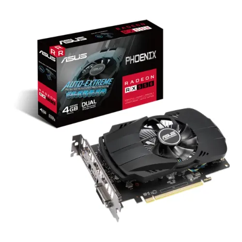 Placa de Vídeo ASUS RX 550 4GB GDDR5
