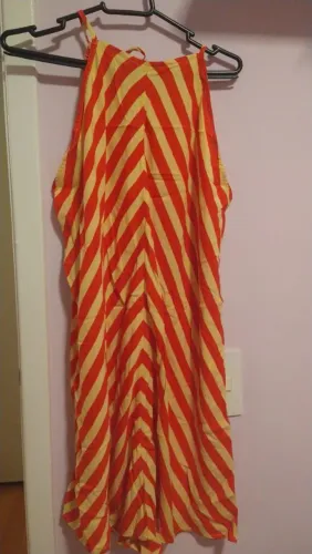 vestido listrado Peah