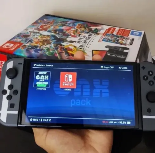 switch oled desbloqueado edição smash bros 128gb envio olxpay