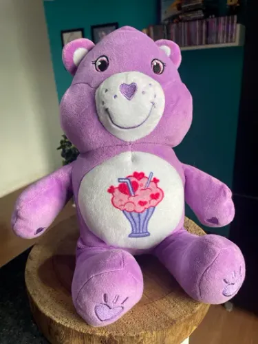 Pelúcia Ursinhos Carinhosos Roxo Care Bears - Usado