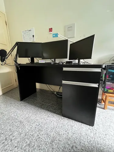 Mesa de Escritório Preta
