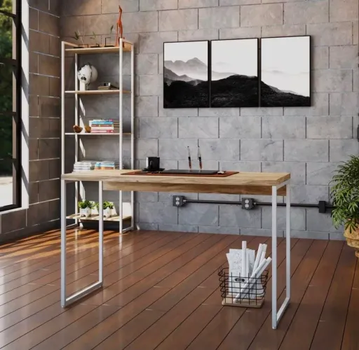 VENDO Mesa escrivaninha de 120 cm x 50 cm NOVA na Caixa, lacrada