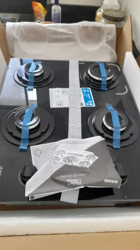Cooktop 4 Bocas Preto Bivolt - Itatiaia
