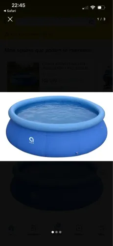 Piscina plástica sem furo 4 mil litros