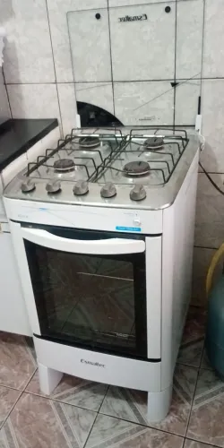 Fogão Esmaltec/ higienizado/ acendimento manual