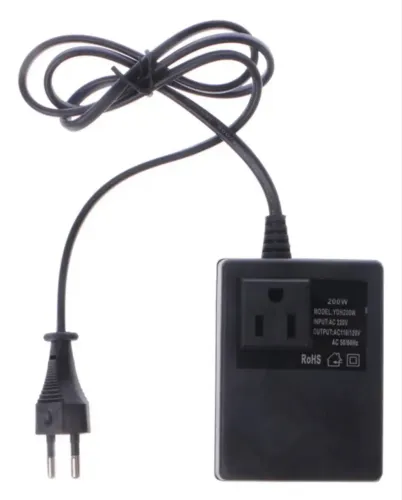 Transformador de energia elétrica 220v para 110v