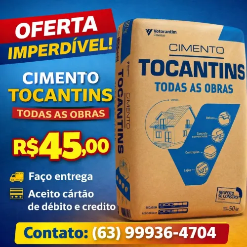 Cimento na promoção 45,00
