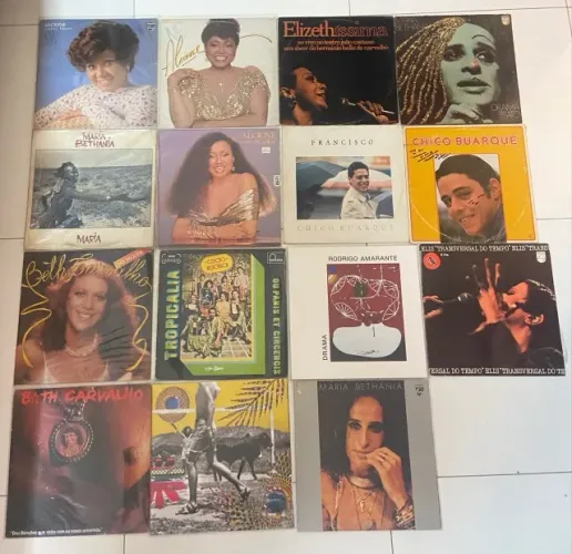 Lote 33 Discos Mpb (alcione, Bethania, Elis, Gal, Etc) (Usado)