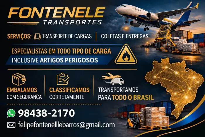 TRANSPORTAMOS CARGAS PARA TODO BRASIL