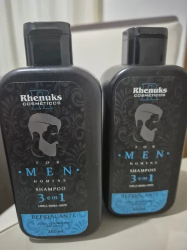 Shampoo barba, cabelo e corpo