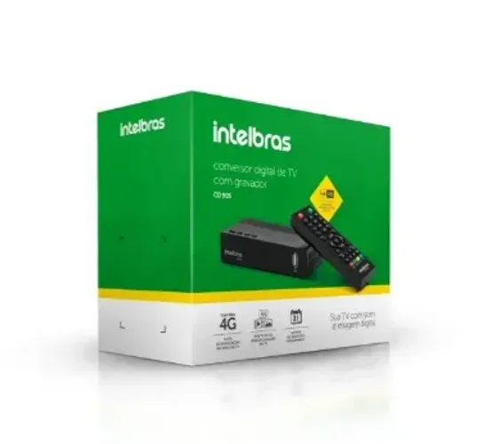 CONVERSOR DIGITAL DE TV COM GRAVADOR INTELBRAS