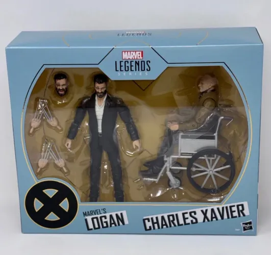 Marvel Legends Wolverine Logan e Charles Xavier Professor X hasbro