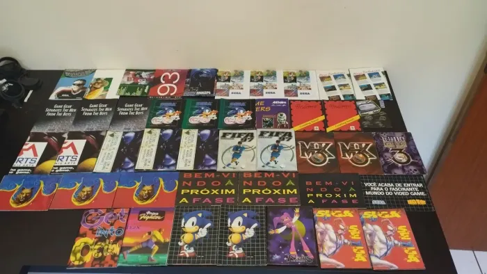 LOTE POSTERES E PANFLETOS SEGA