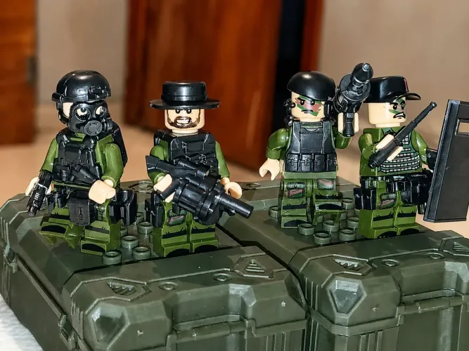 Minifigures soldados Lego