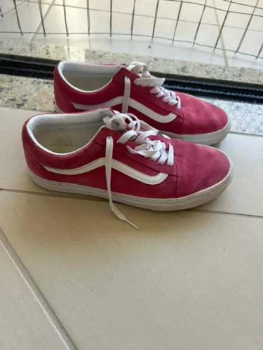 Tênis Vans Old Skool Pig Suede Holly Berry Tam 40 Original - Ótimo estado