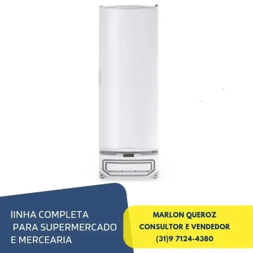 Freezer Vertical Porta Cega 560L Gelopar Novo