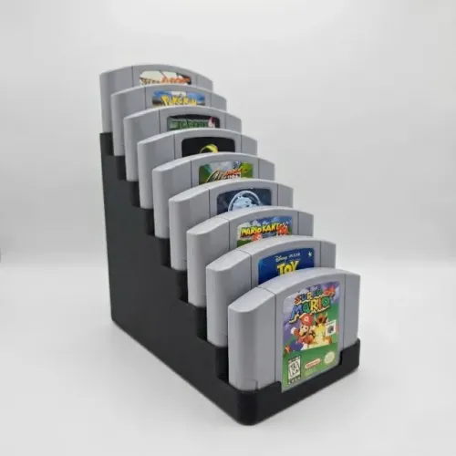 Suporte Expositor de Cartuchos Nintendo 64