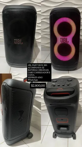 Caixa de Som Jbl Party Box 320