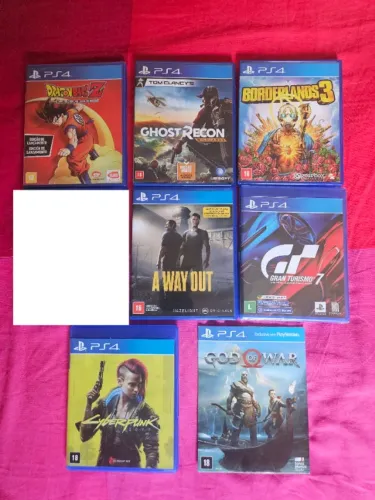 Jogos de Playstation 4 à venda