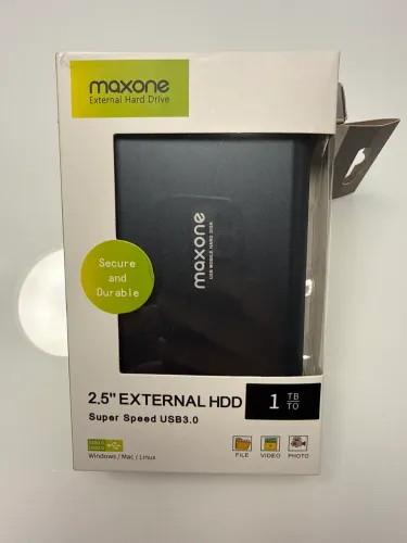 HD externo 1TB Slim Maxone novo na caixa