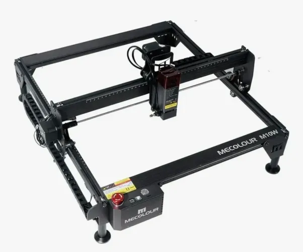 Máquina de Gravação a Laser Mecolour M10 Pro 10W 40x40 com Base Giratória