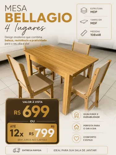 Mesa de jantar.. promoção imperdível 