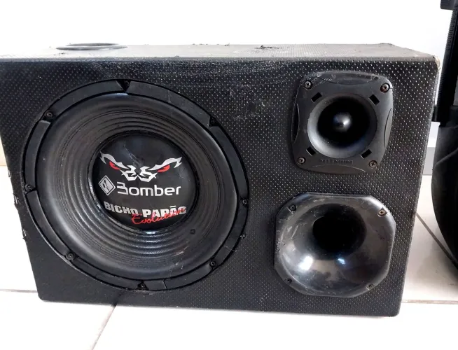 Caixa de som TRIO FALANTE 12" BOMBER 