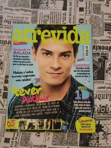 REVISTA ATREVIDA EDIÇÃO DE ANIVERSÁRIO COM MEGA PÔSTER DO REBELDES.