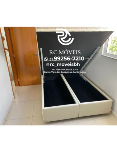 Cama Box Baú Queen 1,58 x 1,98