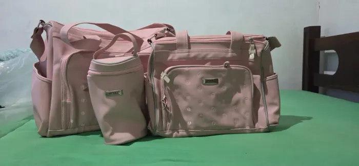 Kit de bolsa maternidade 3 peças
