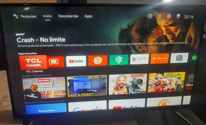 Smart Tv TCL -Semp 4k 43 comando de voz 