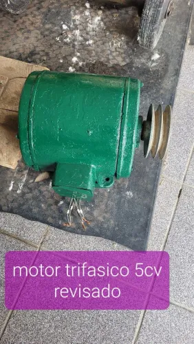 Motor inducao trifasico 5cv e 3/4cv