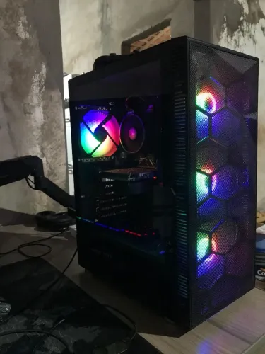 PC GAMER COMPLETO VENDO OU TROCO | Ryzen 5 2400G + RX 550 4GB