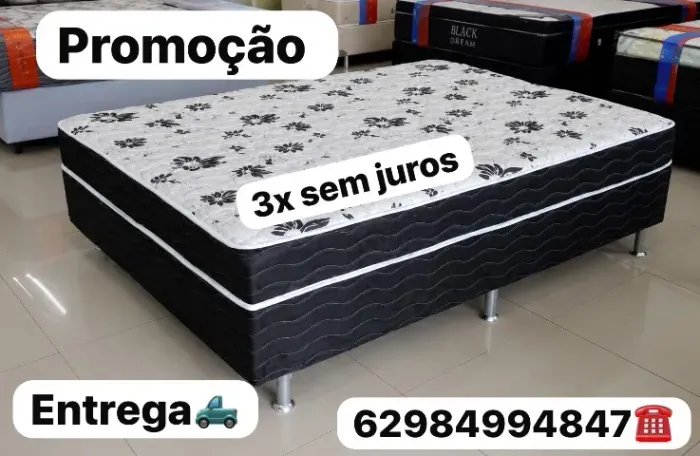 Cama box casal (novo)