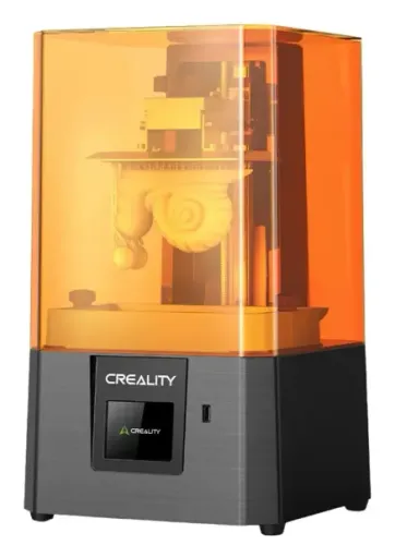 Creality Halot R6 Resina Bivolt Impressora 3d Alta Qualidade Cor Cinza E Laranja 