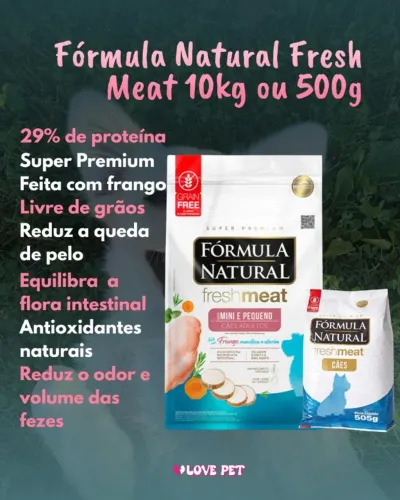 ração Formula Natural Frehmeat 