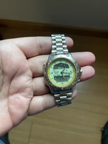 Relógio Citizen C212 Natulite Série Ouro Raro