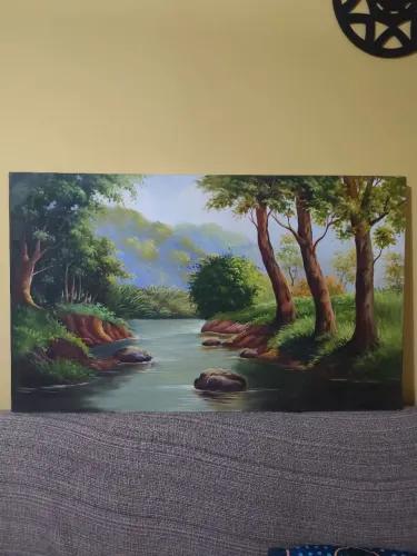 Quadro pintado à mão - 1,00x60
