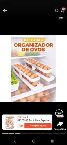 Organizador ovos