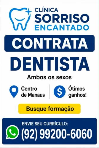 Vaga para Dentista Clínico Geral