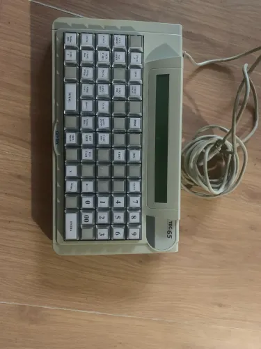 Teclado Programavel Gertec  Tec 65 PS2 usado funcionando 