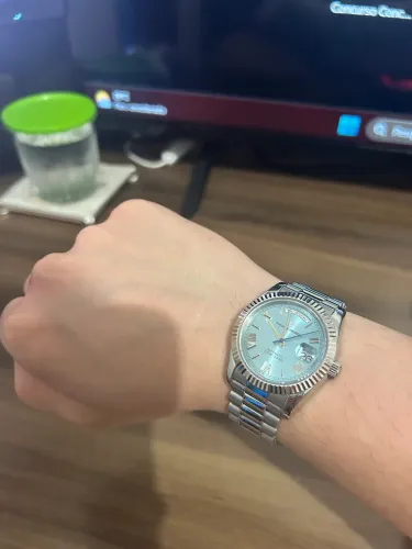 Relógio automático 36mm Pagani estilo Rolex Day date 