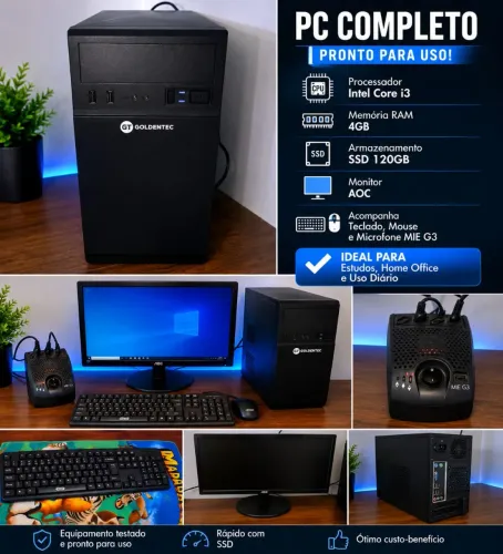 Computador completo. Vendo outro em algo de menor valor com volta do interessado.