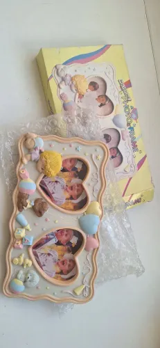 Porta retrato infantil em resina