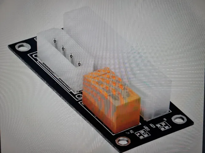 Placa para ligar 2° Fonte Atx Computador 
