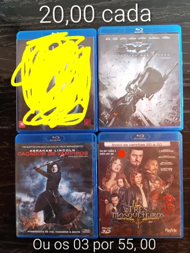Combo BLU-RAYs ORIGINAIS