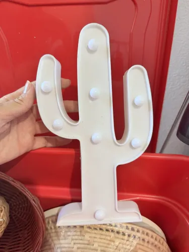 Luminária decorativa a pilhas 